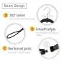 VISMOORE Portable Suit Hanger for Business Travel Luxury Design with Reinforce Rotatable Hanger Wings Free Swivel to Different Shoulder Widths, Space Saving Clothes Hangers (Black, Classic) VISMOORE Portable Suit Hanger for Business Travel Luxury Design with Reinforce Rotatable Hanger Wings Free Swivel to Different Shoulder Widths, Space Saving Clothes Hangers (Black, Classic)