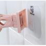 5pcs Random Color Wall-Mounted 10 Clips Portable Socks Cloth Hanger Rack Clothespin Drying Rack Sock Holder Wardrobe Storage Cloth Hangers