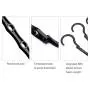 HOUSE DAY Black Magic Hangers Space Saving Clothes Hangers Organizer Smart Closet Space Saver Pack of 10 with Sturdy Plastic for Heavy Clothes HOUSE DAY Black Magic Hangers Space Saving Clothes Hangers Organizer Smart Closet Space Saver Pack of 10 with Sturdy Plastic for Heavy Clothes