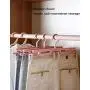 ZYH-Shelf Plastic Hangers, 10 Pack Dry Wet Clothes Hangers 360 Degrees Swivel Coat Hangers Nonslip Multifunction Pants Skirt Hanger,Pink ZYH-Shelf Plastic Hangers, 10 Pack Dry Wet Clothes Hangers 360 Degrees Swivel Coat Hangers Nonslip Multifunction Pants Skirt Hanger,Pink