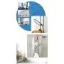 Wire Interlink Storage Rack-ViewHuge Hat Storage Rack Multifunctional Metal Wire Stackable Wall Mounted Towel Clothes Hanger Over Bathroom Door Holder