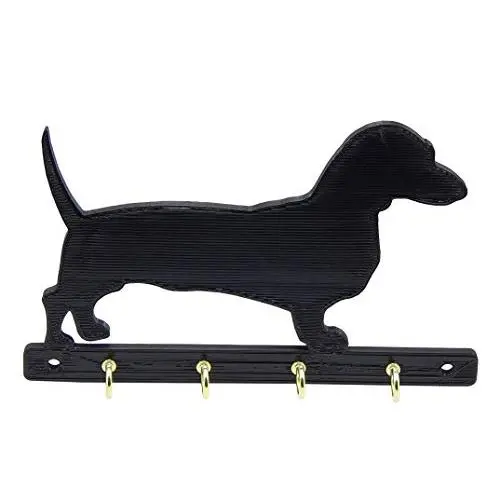 Dachshund Weiner Dog Key Rack Leash Holder Hanger Organizer for Wall - Four Hooks to Hang Dog Leashes - Dachshund Home Decor Dachshund Weiner Dog Key Rack Leash Holder Hanger Organizer for Wall - Four Hooks to Hang Dog Leashes - Dachshund Home Decor