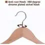 JS HANGER Wooden Suit Hangers Natural Finish Anti-Rust Hooks and Non-Slip Bar, 20 Pack JS HANGER Wooden Suit Hangers Natural Finish Anti-Rust Hooks and Non-Slip Bar, 20 Pack