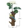 Wall Hooks,Coat Hooks Wall Mounted Bird Wall Mount Coat Hooks with a Fake Flower Creative Resin Wall Hooks Hanger Decor Clothes Hat Towel Keys Hook Rack Entryway Bathroom Kitchen Organizer for Entrywa