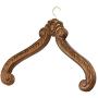 SouvNear SG-SNPR-056 Wedding Dress Hanger, 18 x 0.75 Inches, Brown