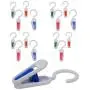 Pro Image Multicolor Clothespins with Hook for Home | Clips to Hang Clothes for Drying on Shower Rod, Clothesline | Plastic Hanger Clips (4 Pack) Pro Image Multicolor Clothespins with Hook for Home | Clips to Hang Clothes for Drying on Shower Rod, Clothesline | Plastic Hanger Clips (4 Pack)