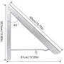 TOOGOO Wall Mounted Clothes Airer Washing Line Coat Shirt Dryer Folding/Pull Out Wall Hanger Space Saving Clothes Cupboard Storage Organiser for Washing Room Laundry Bathroom Utility