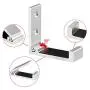 Linkidea Folding Aluminum Alloy Waterproof Wall Mounted Retractable Coat Hooks, Robe, Coat, Hat, Towel, Keys, Bags, Home, Kitchen, Bathroom Holder, 3M Self Adhesive Foldable Wall Hooks Hanger Linkidea Folding Aluminum Alloy Waterproof Wall Mounted Retractable Coat Hooks, Robe, Coat, Hat, Towel, Keys, Bags, Home, Kitchen, Bathroom Holder, 3M Self Adhesive Foldable Wall Hooks Hanger