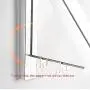 Clothesline Foldable Drying Rack, Invisible Hanger, Storage Rack, Suitable for Bathroom, Balcony, Laundry Room, Material Space Aluminum Clothesline Foldable Drying Rack, Invisible Hanger, Storage Rack, Suitable for Bathroom, Balcony, Laundry Room, Material Space Aluminum