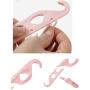 HJYPYJ Magic Hanger,Multi-Angle Rotation Multifunction Folding Hangers,Detachable Clip Easy to Use Pp Wall Mount Hanger,Space-Saving Organizer Hangers, Non-Slip/Gray / 48cm