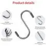 Yuvrwink S Hooks Small, s Hooks Heavy Duty Stainless Steel for Hanging Pots and Pans ,S Shaped Hooks Hanging for Garden, Kitchen(10 Pack Black) Yuvrwink S Hooks Small, s Hooks Heavy Duty Stainless Steel for Hanging Pots and Pans ,S Shaped Hooks Hanging for Garden, Kitchen(10 Pack Black)