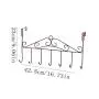 HJYPYJ Magic Hanger,Multifunction Magical Hangers,Iron No Trace Hook up Hanger,Space-Saving Organizer Hangers, Strong Bearing Capacity/Black / 5 pcs