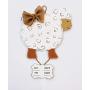 Infant hospital door hanger lamb