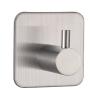 Wall Hooks 4 packs,SAGEME Adhesive Hook Heavy Duty Sticky Wall Hooks Wall Hangers Stick on Hooks 304 Stainless Steel Closets, Coat, Hat,Towel Robe Hook Rack Wall Mount for Bathroom and Bedroom