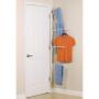 Household Essentials H12101 Hinge It Clutterbuster Towel Bars and Hook Valet | 3 Towel Bars and Hook ALL-IN-ONE | White