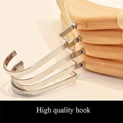 ZnMig A Pack of 20 Clothes Padded Hangers Women Foam Hanger for Adults Clothes Clothing & Closet Storage (Color : Beige, Size : 39cm)