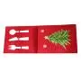 Silverware Holders Bottle Cute Mini Socks Mini Santa Bag Silverware Holder Pockets for Party Decor Tree Hanger