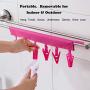 Bra Drying Rack, Clothes Drying Hanger Sock Dryer with 6 Clothespins Pegs Clothes Rail Removable Foldable & Windproof for Bathroom Towel Holder Underwear Shoe Lace Hat Undies Panties, Travel Hangers