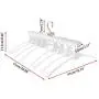Portable Collapsible Rotating Anti-skid Drying Rack Plastic Cloth Hanger Support Portable Collapsible Rotating Anti-skid Drying Rack Plastic Cloth Hanger Support