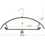 Voilamart Bump Free Clothes Hangers 30 Pack, Non Slip Dry Wet Hangers, No Shoulder Bump Suit Hangers with Bar Hooks for Men Women Dress Coat Pant Closet Organizer-Steel
