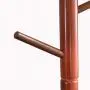 Tree Coat Rack Hanger Simple Clothes Rack, Wood Color, White, Brown, 50cm50cm175cm Haiming (Color : White)