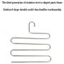 5 Layers S Shape Multifunctional Clothes Hangers Pants Storage Hangers Cloth Rack Multilayer Storage Cloth Hanger 5PC 5 Layers S Shape Multifunctional Clothes Hangers Pants Storage Hangers Cloth Rack Multilayer Storage Cloth Hanger 5PC