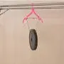 Multifunction kitchen case 5 PCS Portable Folding Multifunctional Clothes Hanger Home Traveling Outdoor Telescopic Anti-skid Magic Drying Clothes Rack, Random Color Delivery，360 degree swivel hoist, e