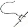Water & Wood #1 Stainless Steel Two-Clips Clothes Hangers Kilt Pant Trousers Retail StoreRandom(Color Will be Sent)