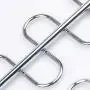 GEZICHTA Metal Magical Hangers, Multi Holes S Shape Magic Hangers with Rotatable Hook, Space Saving Closet Wardrobe Clothing Oragnizer