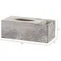 Barnyard Designs Rustic Distressed Wooden Rectangular Tissue Boxes Cover with Storage Compartment - Decorative Bathroom Facial Tissue Boxes Holder Farmhouse Decor 12” x 6” Barnyard Designs Rustic Distressed Wooden Rectangular Tissue Boxes Cover with Storage Compartment - Decorative Bathroom Facial Tissue Boxes Holder Farmhouse Decor 12” x 6”