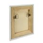 HangZ 11050 Flat Mount 2-Hole D-Ring Picture Hanger Kit, 50lb