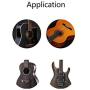 Guitar Holder Maserfaliw Hanger Wall Hook Stand Holder Musical Instrument Acoustic Electric Bass Guitar - Brown, A Practical And Popular Holiday Gift.