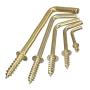 Hareware Accessories Mayitr 50pcs 4 sizes DIY L Shaped Screw Dresser Cup Hooks Hanging Hangers Fastener tools gerber dime multi-tool-1 2