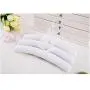 10 Pcs White Cotton Fabric Padded Clothes Hanger for Kids Children, Cute Bear Cartoon Coat Hanger for Baby Color Random