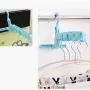 HJYPYJ Magic Hanger,Wall-Mounted ABS Folding Hanger,Portable Space-Saving Organizer Hangers, Non-Slip/Pink / 10 pcs HJYPYJ Magic Hanger,Wall-Mounted ABS Folding Hanger,Portable Space-Saving Organizer Hangers, Non-Slip/Pink / 10 pcs