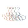 MEIYIN Petal Scarf Hook Frame Multifunctional Clothes Hanger Tie Storage Rack Belt Holes Holder
