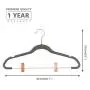 MIZGI Premium Velvet Pants Hangers with Clips (Pack of 20) Slim Skirt Hangers- Non Slip Felt Outfit Dress Hangers Gray - Copper/Rose Gold Hooks,Space Saving Shirt Clothes Hangers MIZGI Premium Velvet Pants Hangers with Clips (Pack of 20) Slim Skirt Hangers- Non Slip Felt Outfit Dress Hangers Gray - Copper/Rose Gold Hooks,Space Saving Shirt Clothes Hangers