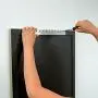 Hangman Z-Hanger Heavy Duty Mirror, Picture and Panel Hanger -Aluminum: Z-30