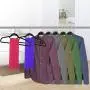Richman789 100 Pcs Hangers Clothes Coat Hanger Pants Tie Belt Scarf Pack Non Slip Velvet Flocked 360° Rotatable