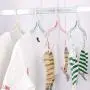 TOPBATHY Travel Hangers Portable Folding Clothes Hanger for Home Traveling Outdoor (Beige) TOPBATHY Travel Hangers Portable Folding Clothes Hanger for Home Traveling Outdoor (Beige)