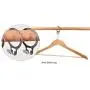 KYCPTNFJ Multifunction Wood Suit Hanger, Wood Clothes Hanger with Ring 12 Pieces KYCPTNFJ Multifunction Wood Suit Hanger, Wood Clothes Hanger with Ring 12 Pieces