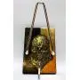 Helmet rack and Jacket hook Pride&Joy Skull helmet hanger gift for men for him wall mount motorcycle helmet holder storage hook skull art