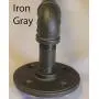 Pipe Decor Coat Hook, Free Shipping, Towel Hanger, Wall Mount, Oil Rubbed Bronze, Gray, Black, From Detroit, MI