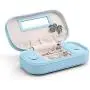 Vlando Portable Jewelry Organizer Bag Roll for Travel, Light Weight Jewelry Storage Organizer Bag for Daily Jewelries for Bracelets, Earrings, Rings, Watch Gift to Girls Women Mother (Blue) Vlando Portable Jewelry Organizer Bag Roll for Travel, Light Weight Jewelry Storage Organizer Bag for Daily Jewelries for Bracelets, Earrings, Rings, Watch Gift to Girls Women Mother (Blue)