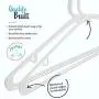 20 Standard Everyday White Plastic Hangers, Long Lasting Tubular Clothes Hangers, Value Pack of 20 Clothing Hangers. (20 Pack -, White) 20 Standard Everyday White Plastic Hangers, Long Lasting Tubular Clothes Hangers, Value Pack of 20 Clothing Hangers. (20 Pack -, White)