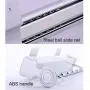 YGLight Hanger Clothes Hanger Storage Areas Maximum Use Abs Plastic Steel,abs Plastic (Size : 32cm/12.6in)
