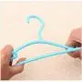 20Pcs/Set Portable Children Clothes Hanger Toddler Baby Clothes Coat Plastic Hangers Hook Household for Kids Random Color