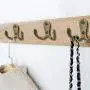 HOVEOX 20 Pcs Double Prong Robe Hook Retro Towel Cloth Hanger Wall Hat Jewelry Hooks Rustproof Rustic Hooks Utility Hooks with 40 Pcs Screws and a Screwdriver (Bronze) HOVEOX 20 Pcs Double Prong Robe Hook Retro Towel Cloth Hanger Wall Hat Jewelry Hooks Rustproof Rustic Hooks Utility Hooks with 40 Pcs Screws and a Screwdriver (Bronze)