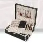 FSC Lighting Jewelry Boxes Organizer, Travel Jewelry Storage Case Necklace Holders Display Tray Storage Case(Black) FSC Lighting Jewelry Boxes Organizer, Travel Jewelry Storage Case Necklace Holders Display Tray Storage Case(Black)