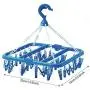 Foldable Clip and Drip Hanger - Hanging Drying Rack with 32 Clips Foldable Clip and Drip Hanger - Hanging Drying Rack with 32 Clips